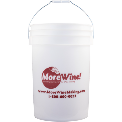 MoreBeer!® 6 Gallon Bucket Food Grade Plastic Fermenter Volume