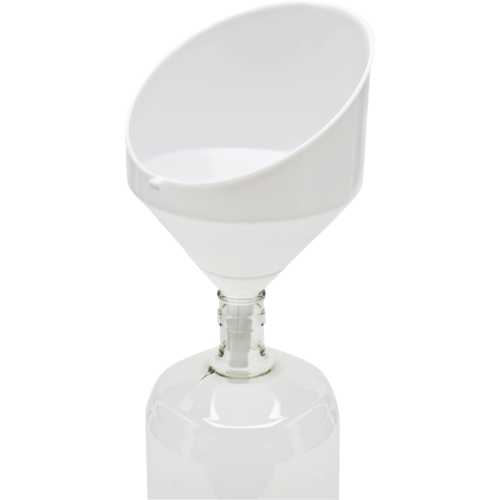 Anti Splash Plastic Funnel | White | 25 cm | 10 in. | Vintage Shop