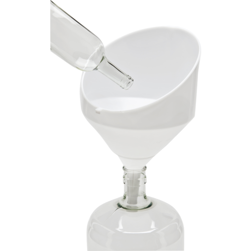 Anti Splash Plastic Funnel | White | 25 cm | 10 in. | Vintage Shop