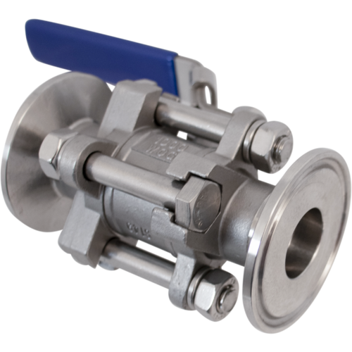 3 Piece Stainless Ball Valve - 1.5 in. T.C.