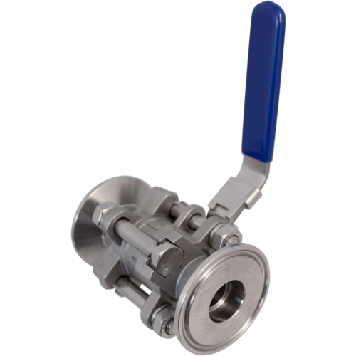 3 Piece Stainless Ball Valve - 1.5 in. T.C.