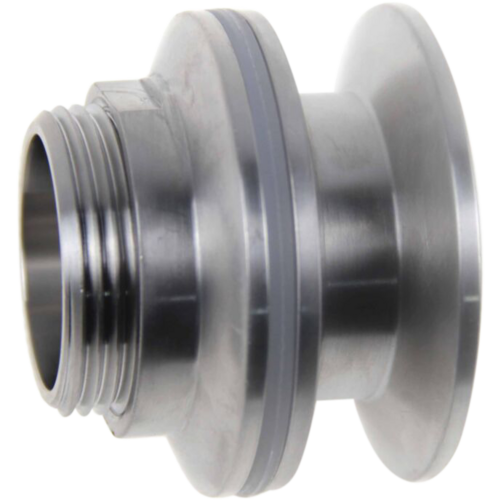 Stainless TriClamp Weldless Bulkhead 2 in. MoreBeer Pro