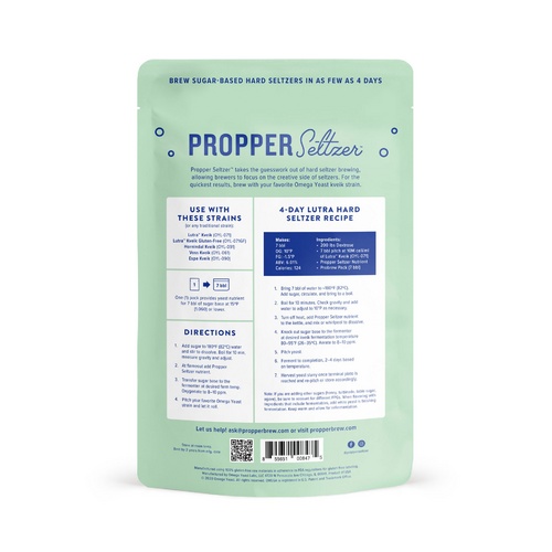 Propper Seltzer™ Brewery Pitches | Yeast Nutrient for Hard Seltzers