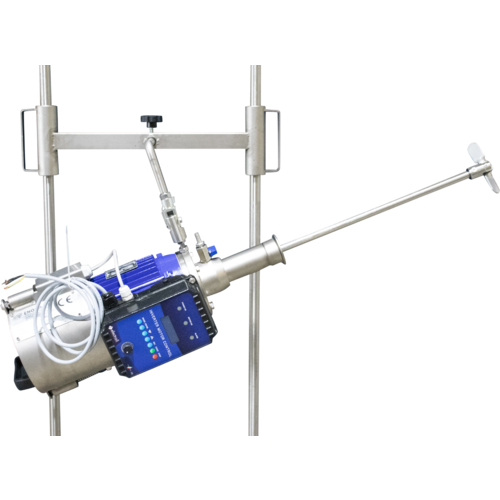 EnoItalia Wine Tank Mixer | Injection Pump | Variable Speed | Stainless Steel Mixing Rod & Cart | 1 HP | 1400 RPM | 220V Single Phase | Injection Pump