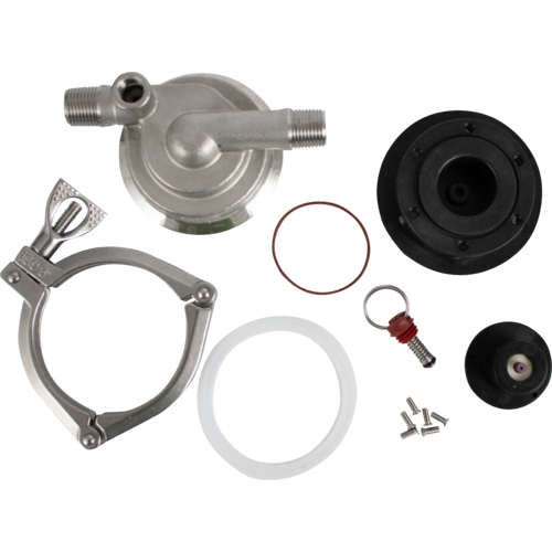 KegLand T.C. Breakdown Brewing Pump Head | MKII Pump Head Upgrade Kit | Stainless Steel | 3