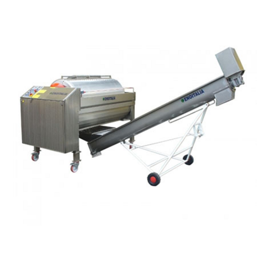 EnoItalia Gamma Horizontal Press | Pneumatic Membrane Press | Stainless | 220V 3 Phase