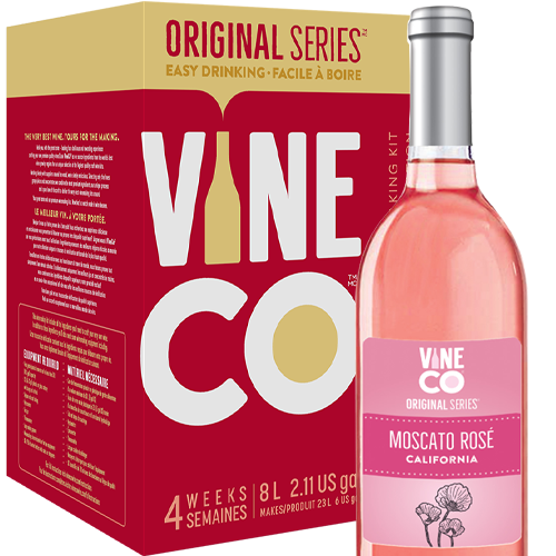 Moscato Rosé Wine Making Kit VineCo Original Series™ While Supplies