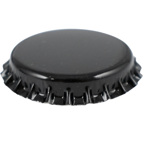 Black Oxygen Barrier Bottle Caps | 29mm | Magnum Champagne Bottle Crown Caps